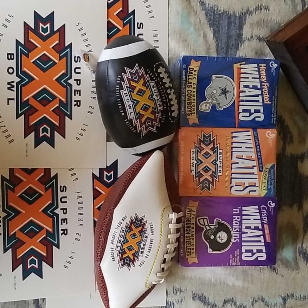 Vintage Super Bowl XXX collectable lot